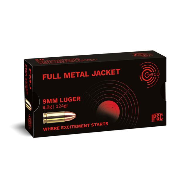 Geco 9x19 124gr FMJ