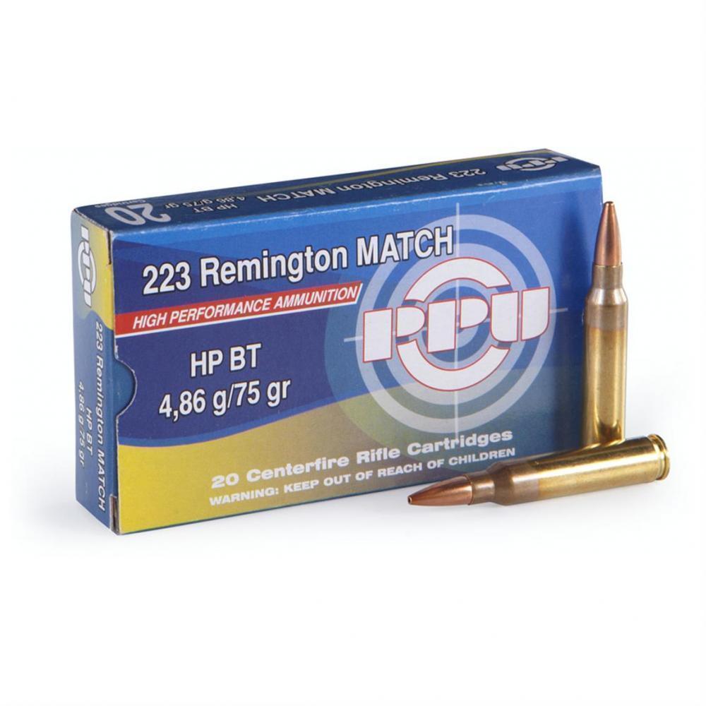 Prvi Partizan Ammunition .223 Rem. 75 grs. HP-BT MATCH